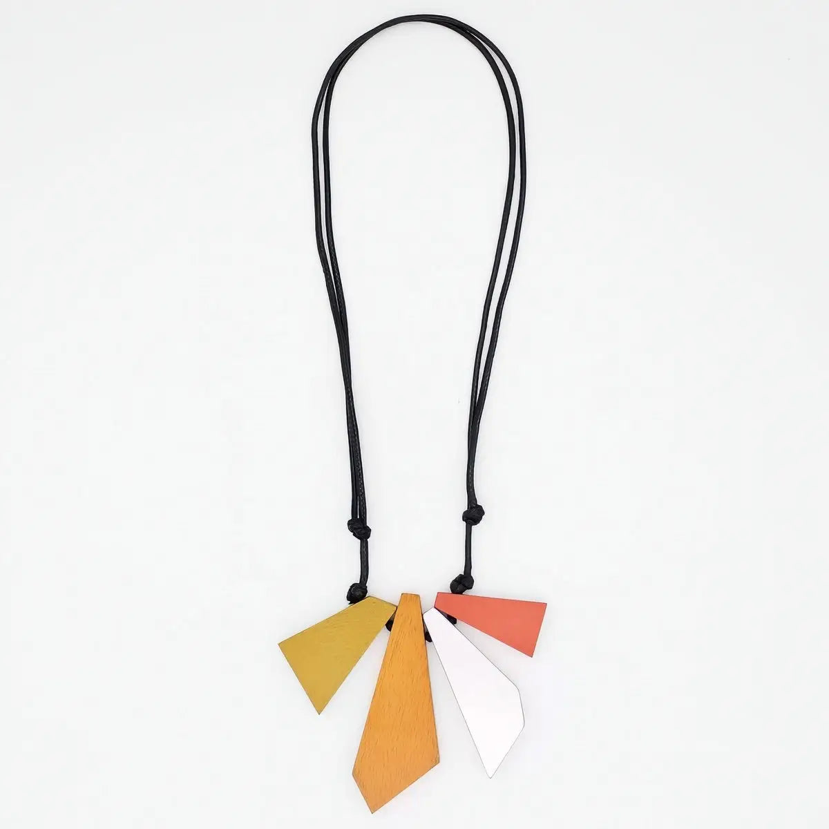 SYLCA Kyla Trapezoid Orange Necklace