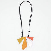 SYLCA Kyla Trapezoid Orange Necklace