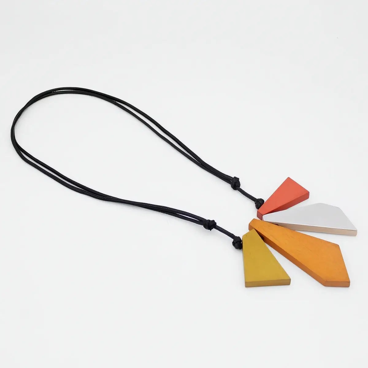 SYLCA Kyla Trapezoid Orange Necklace