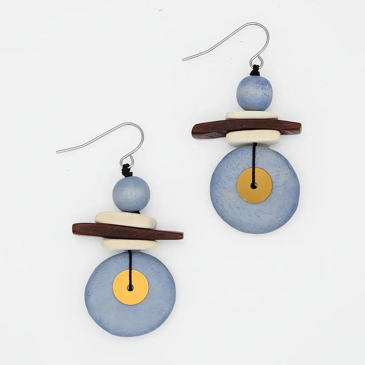 SYLCA  Assuta Blue Drop Earrings