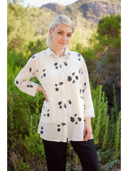 Fridaze AA228 - Anna Marie Linen Blouse