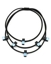 CHRISTINA BRAMPTI NECKLACE - CB-CUBIC 2393N BABY BLUE