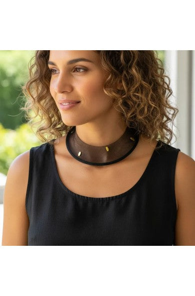 CHRISTINA BRAMPTI NECKLACE - CB-MESH - 2460 - GREEN (NOT BLACK)