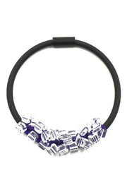 CHRISTINA BRAMPTI NECKLACE - CB-MESH - 2447T - PURPLE