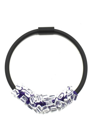 CHRISTINA BRAMPTI NECKLACE - CB-MESH - 2447T - PURPLE