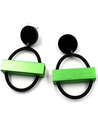 CHRISTINA BRAMPTI EARRINGS - CB-MET S1542O SOFT GREEN