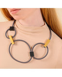 CHRISTINA BRAMPTI NECKLACE - CB-2384C (GREY)