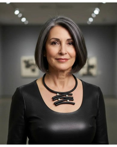 CHRISTINA BRAMPTI NECKLACE - CB-RUBBER 2437P