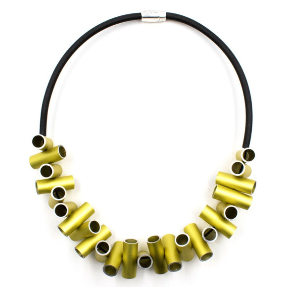 CHRISTINA BRAMPTI NECKLACE- CB-2238J CHARTREUSE