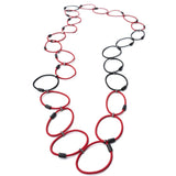 CHRISTINA BRAMPTI NECKLACE- CB-2274K RED/BLACK