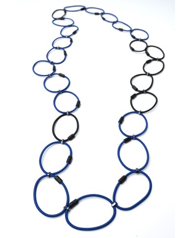 CHRISTINA BRAMPTI NECKLACE - CB-2274N NAVY/BLACK