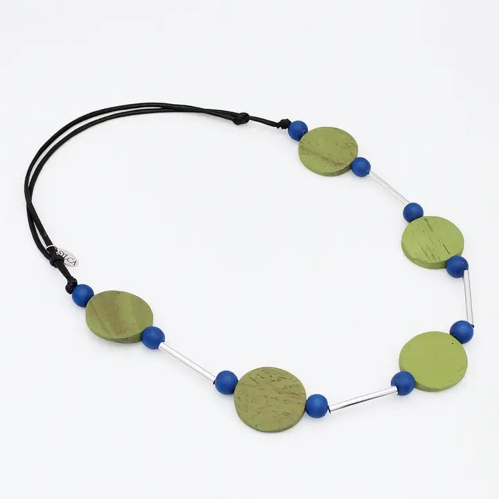 SYLCA Seabreeze Lime Statement Necklace - SD26N03 - LIME