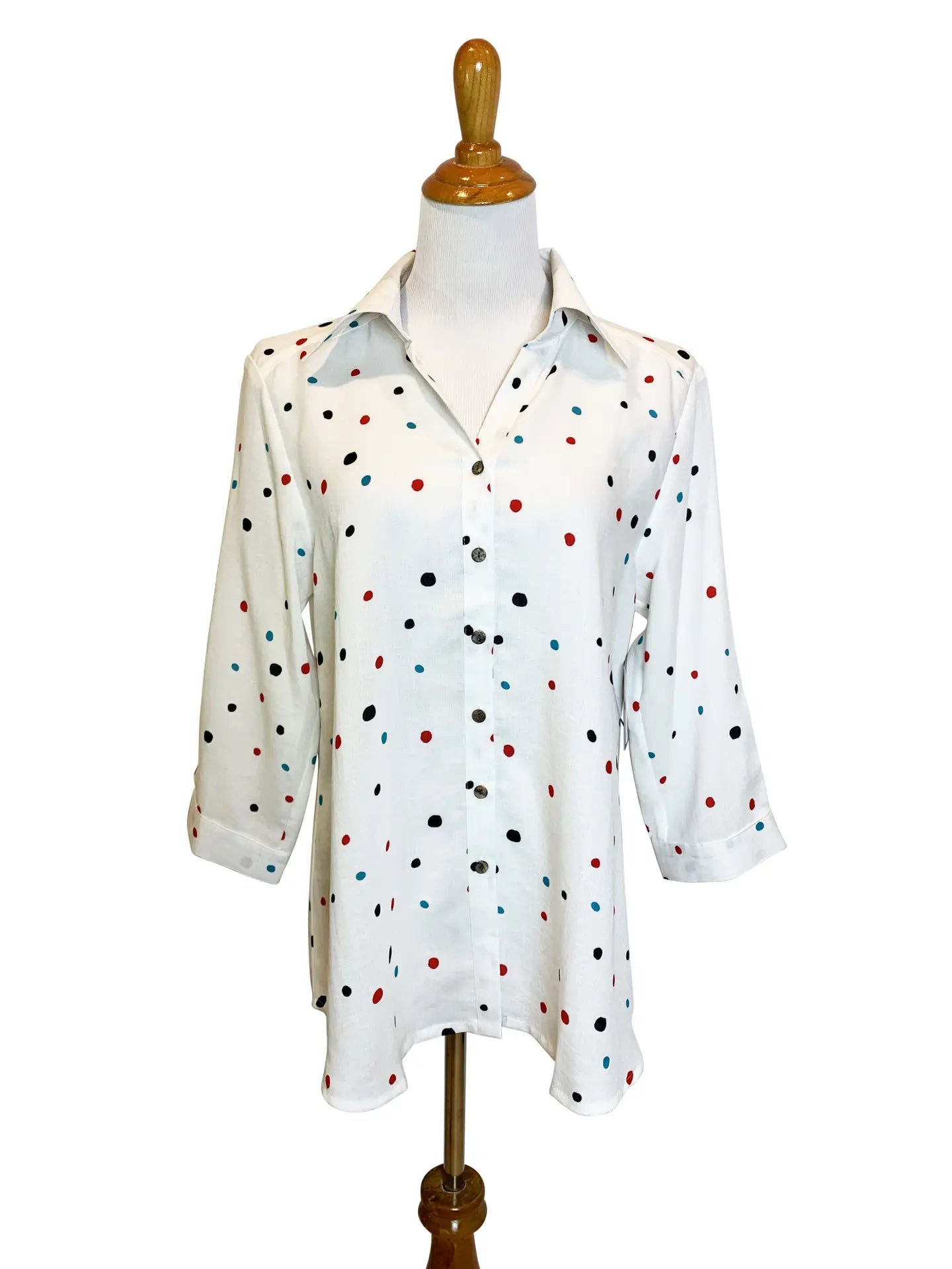 Fridaze AA161 - Short Tuxedo Linen Shirt