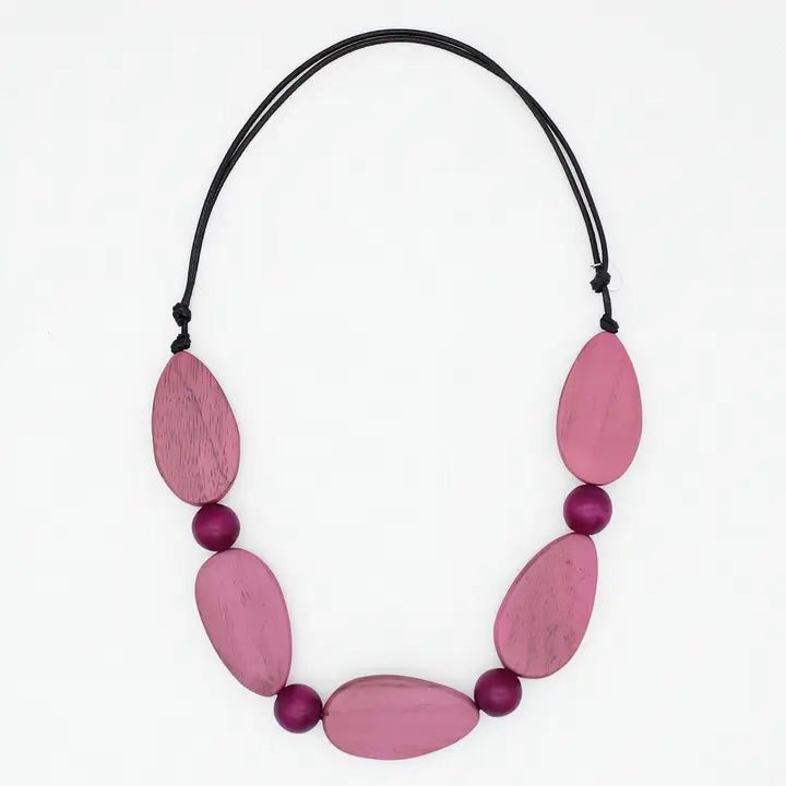 SYLCA Freya Pink Colorful Necklace - SD26N08 - PINK