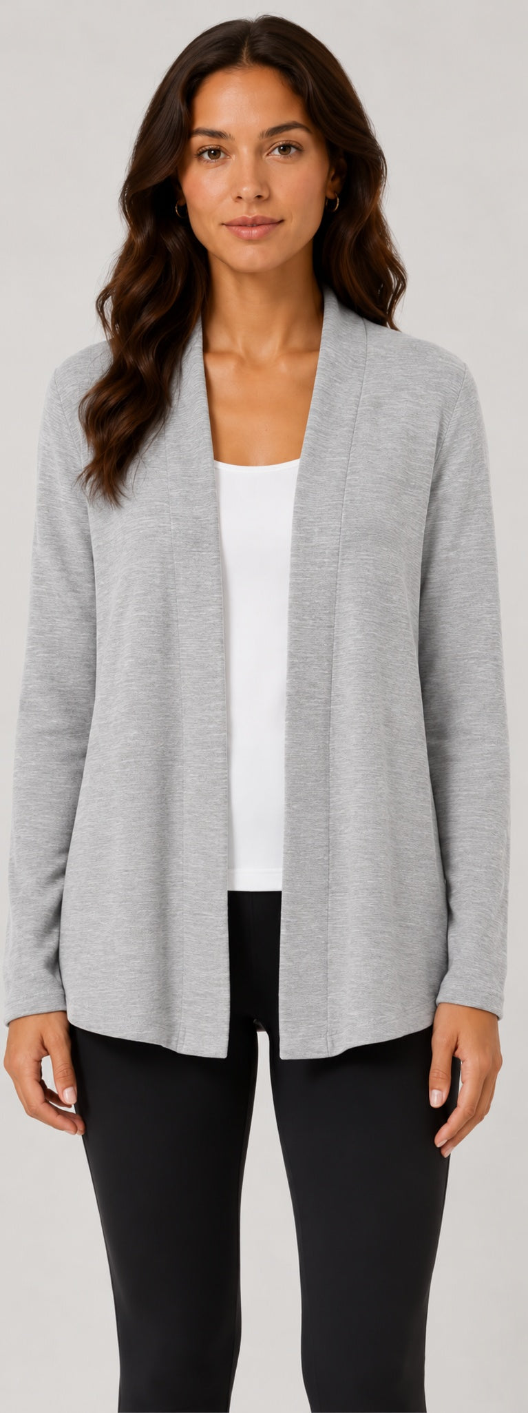 Prairie Cotton by CMC Slub French Terry Open Cardigan - SB595