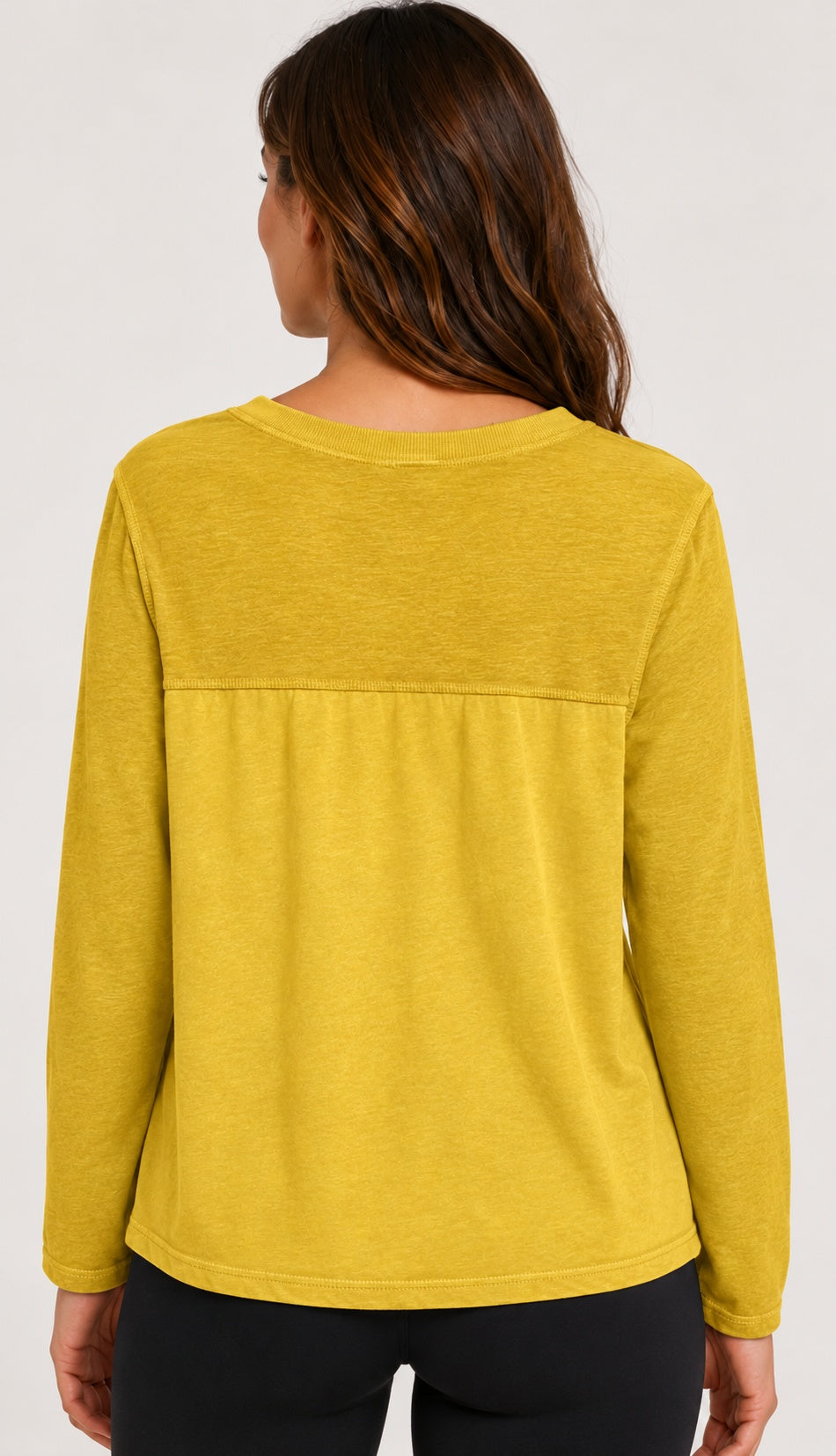 Prairie Cotton by CMC Heather Stretch Terry Contrast Crew Sweatshirt - HST706