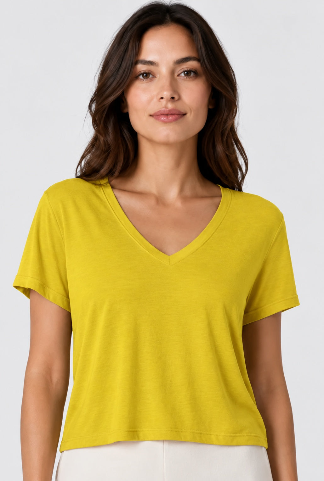 Prairie Cotton by CMC Prairie Lux Relaxed V-Neck Top - LX165