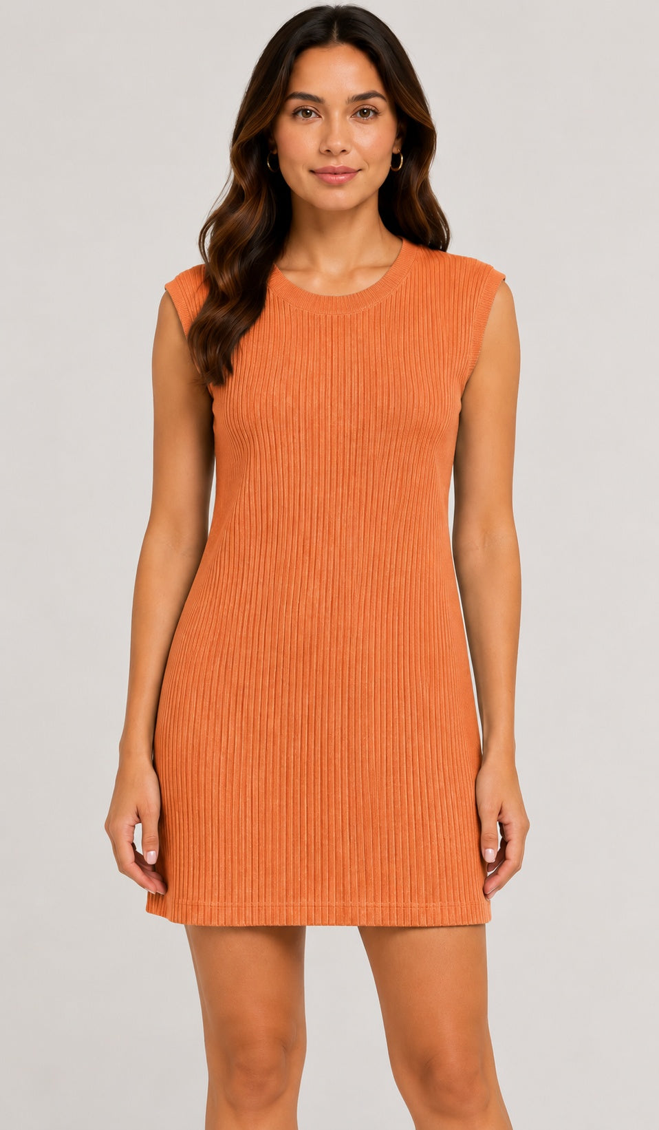 Prairie Cotton by CMC Rib Tank Dress - 4039