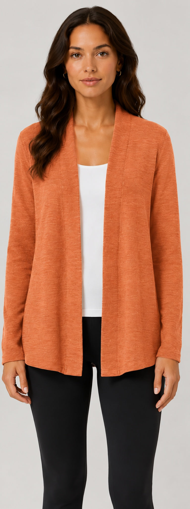 Prairie Cotton by CMC Slub French Terry Open Cardigan - SB595