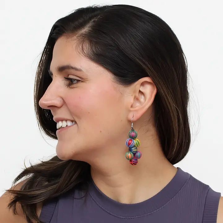 SYLCA Multicolor Pamela Berries Earrings - BP24E09 - MULTI