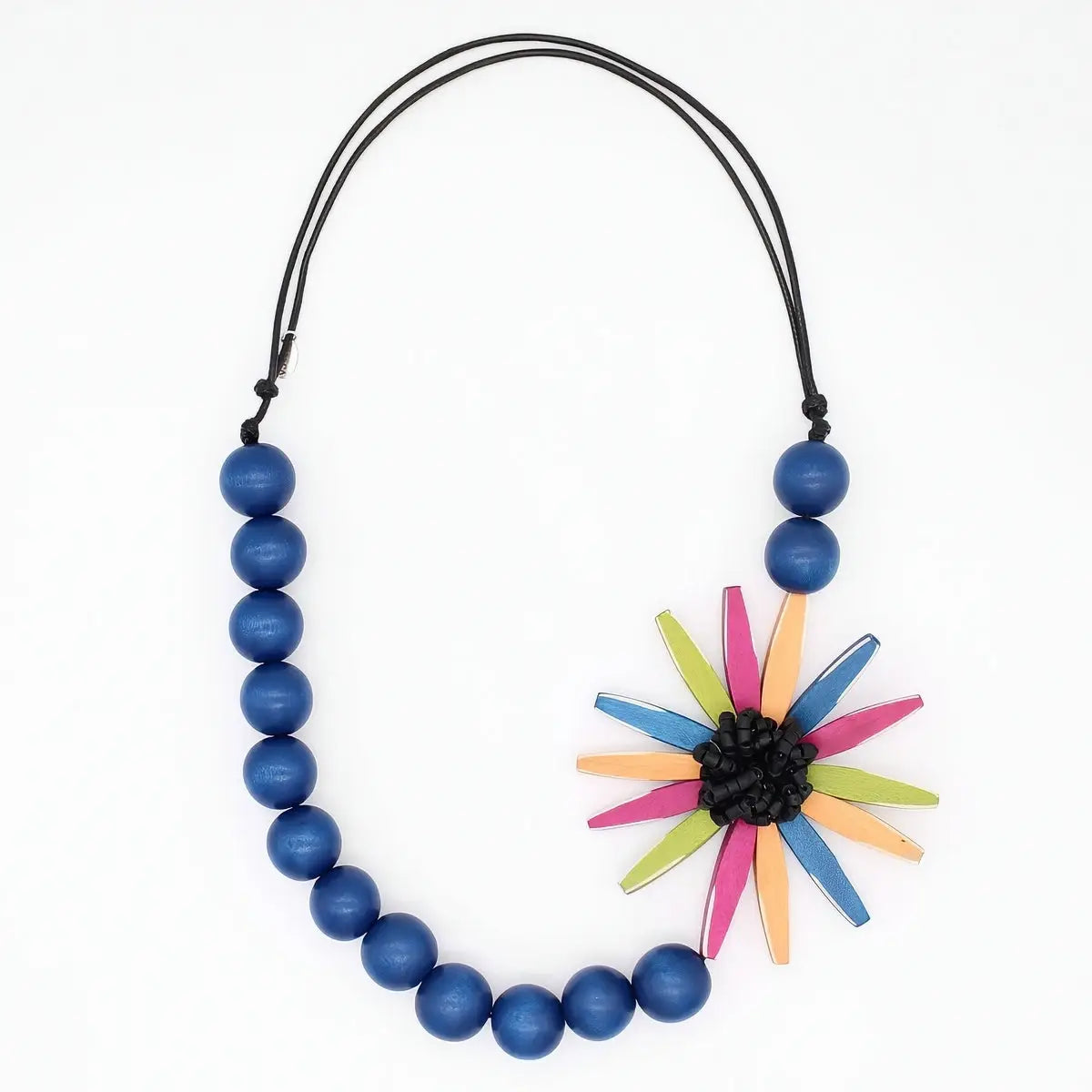 SYLCA Chunky Brights Flower Statement Necklace - SD24N23 - BRIGHTS