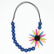 SYLCA Chunky Brights Flower Statement Necklace - SD24N23 - BRIGHTS