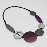 SYLCA Silver Presley Wood Necklace