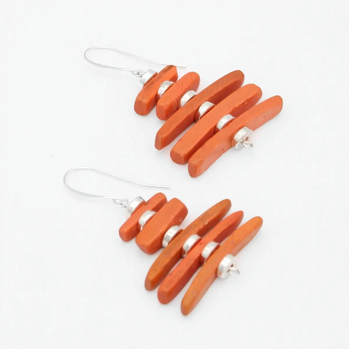 SYLCA Peach Simply Stacked Earrings - SD26E12 - PEACH