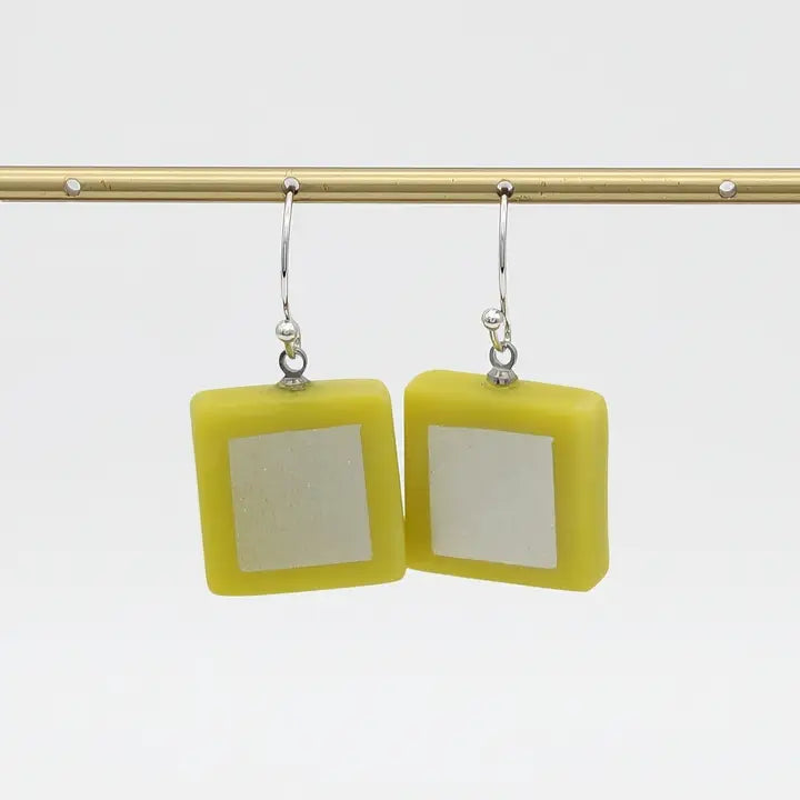 SYLCA Mira Verde Earrings - LS25E24 - LIME