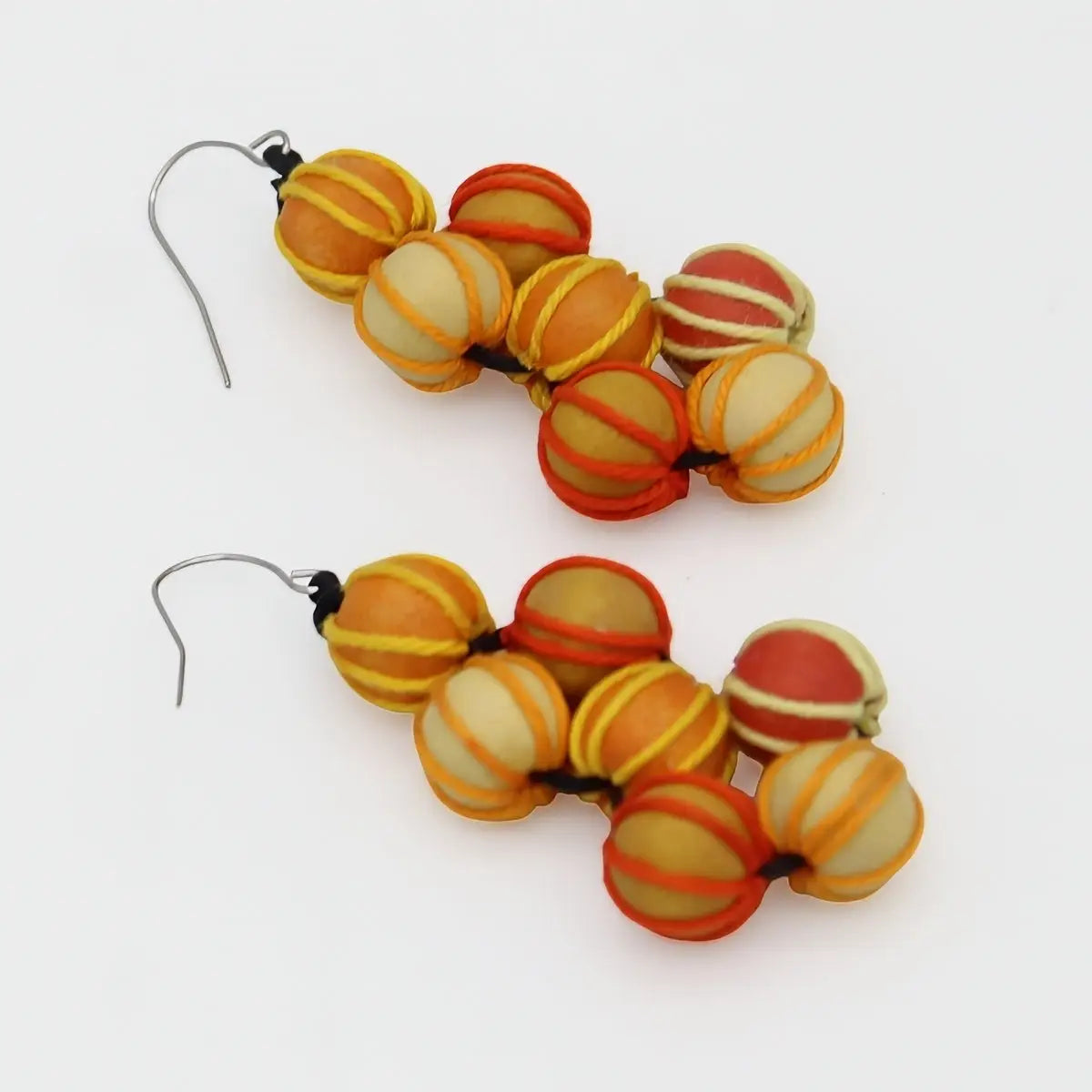 SYLCA Yellow Pamela Berries Earrings