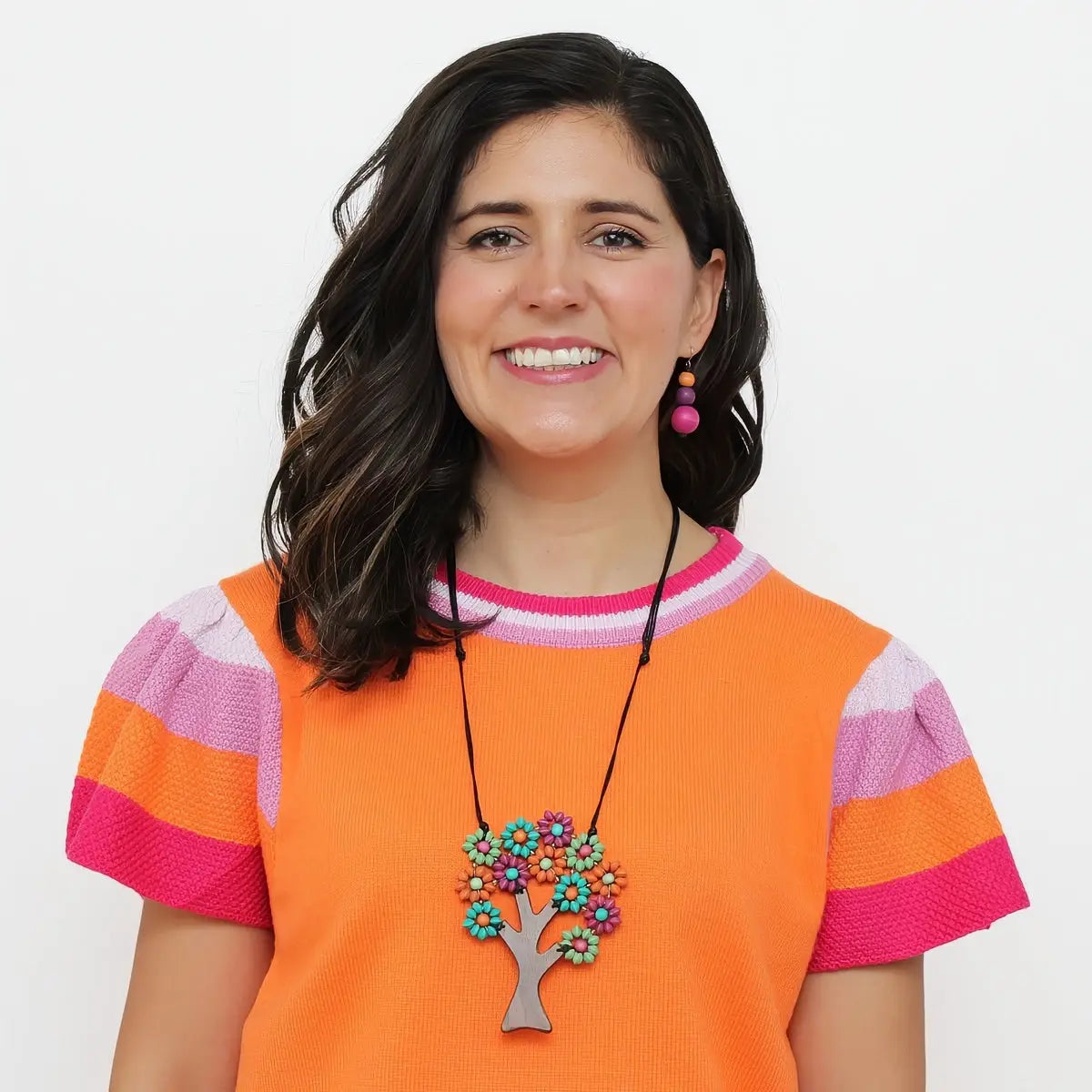 SYLCA Colorful Flower Jola Tree Pendant