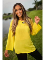 Fridaze AA368 - Georgia Linen Pullover Top