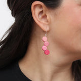 SYLCA Pink Ombre Eva Dangle Earrings