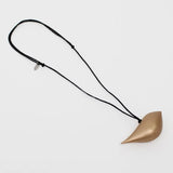SYLCA Gold Robin Bird Wooden Pendant Adjustable Necklace