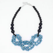 SYLCA Ocean Blue Mosaic Statement Necklace - SD26N20 - OCEAN BLUE