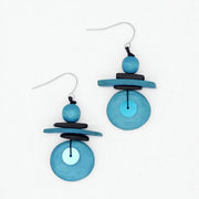 SYLCA Assuta Aqua Drop Earrings - BP25E01 - AQUA