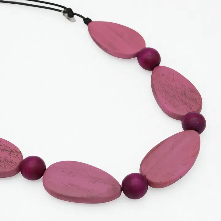 SYLCA Freya Pink Colorful Necklace - SD26N08 - PINK