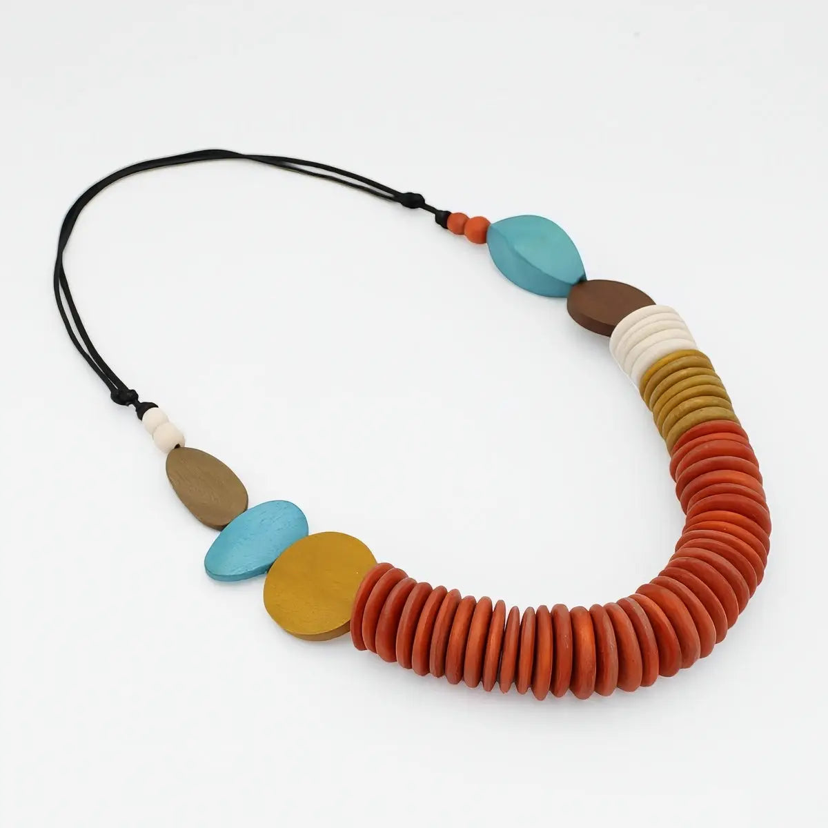 SYLCA Orange Calista Statement Necklace