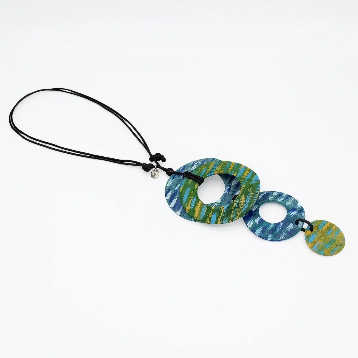 SYLCA Earthsong Green Shell Pendant