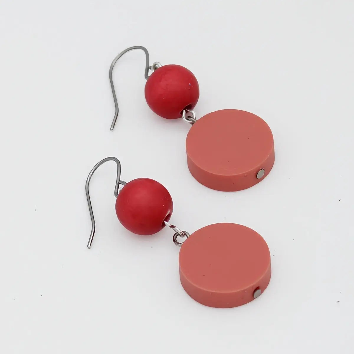 SYLCA  Peach Duo Dangles Earring