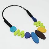 SYLCA Multicolor Vale Lyrical Necklace