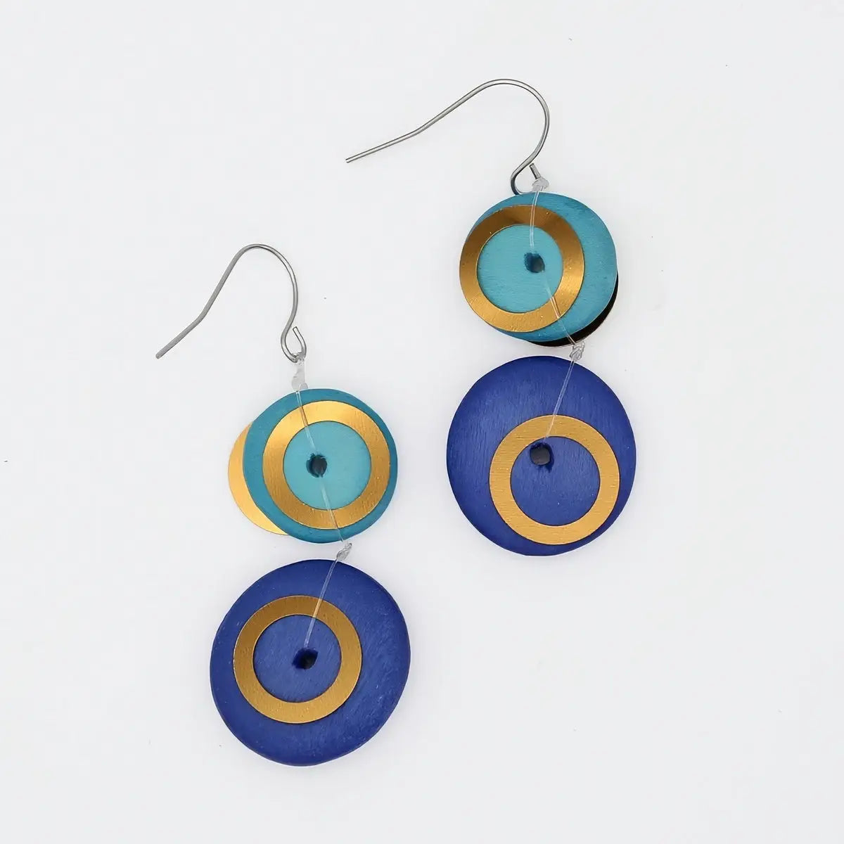 SYLCA Blue Adria Dangle Earrings