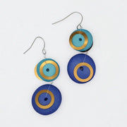 SYLCA Blue Adria Dangle Earrings