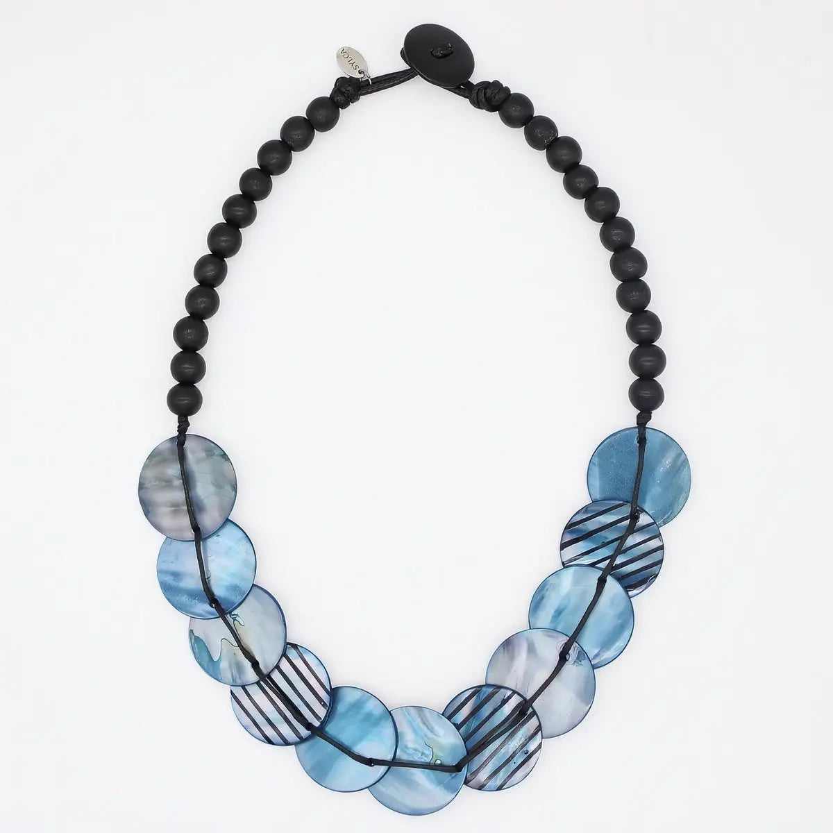 SYLCA Blue Jessa Collar Necklace
