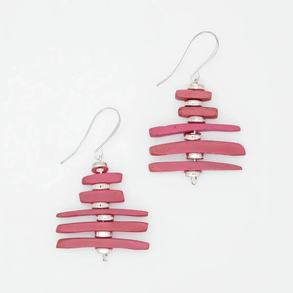 SYLCA Pink Simply Stacked Earrings - SD26E12 - PINK