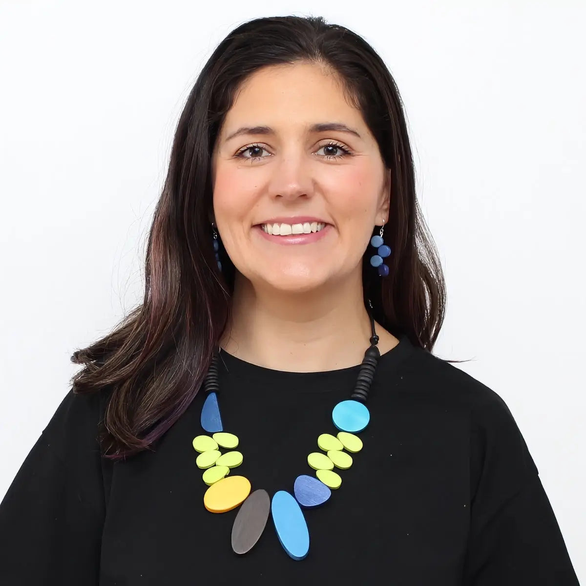 SYLCA Multicolor Vale Lyrical Necklace
