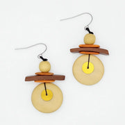 SYLCA Assuta Butter Yellow Drop Earrings