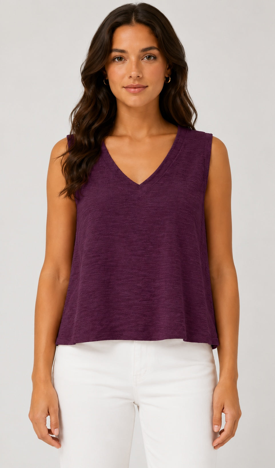 Prairie Cotton by CMC Slub French Terry Tank Top - SB710
