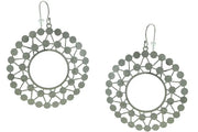 Takobia Open Flowers & Circles Earring - 2718