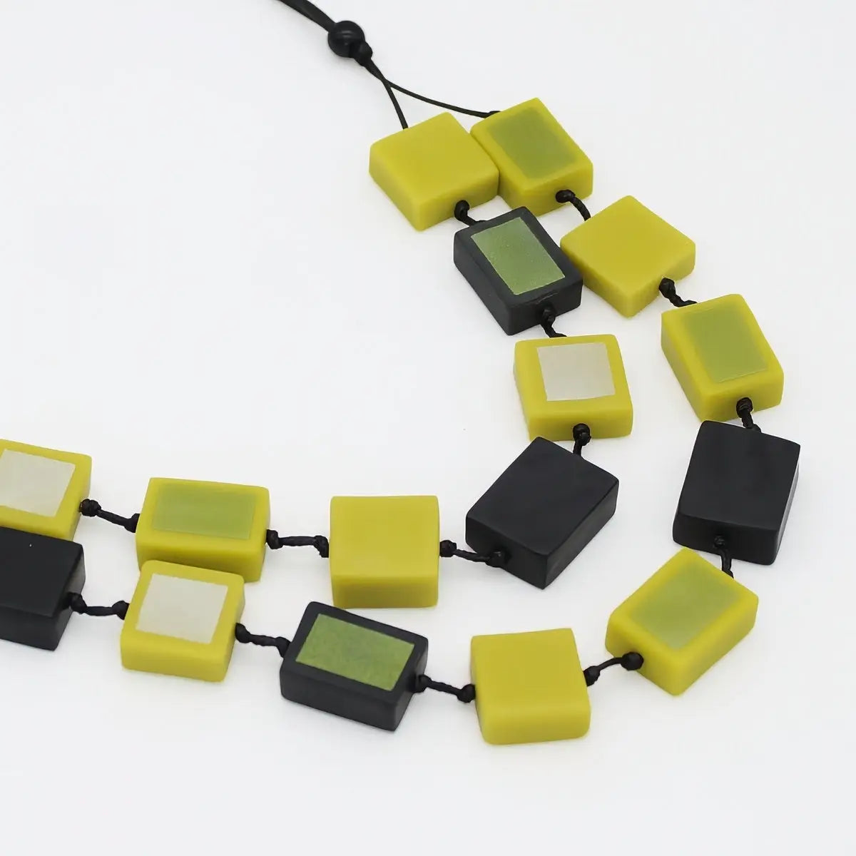 SYLCA  Lime Mira Verde Double Necklace - LS25N43 - LIME
